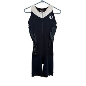 Pearl Izumi Women's Black White Elite In-R-Cool Tri Suit Size Large